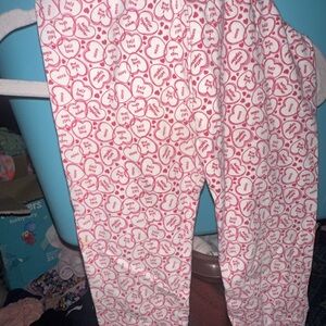 Old Navy Kids Pajama Bottoms with Red Heart Print